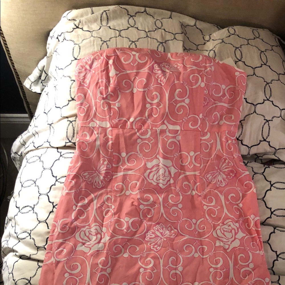 Vintage Lilly Pulitzer strapless dress NWT